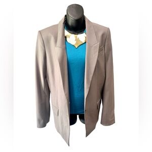 Ann Taylor Gray Blazer Size 6